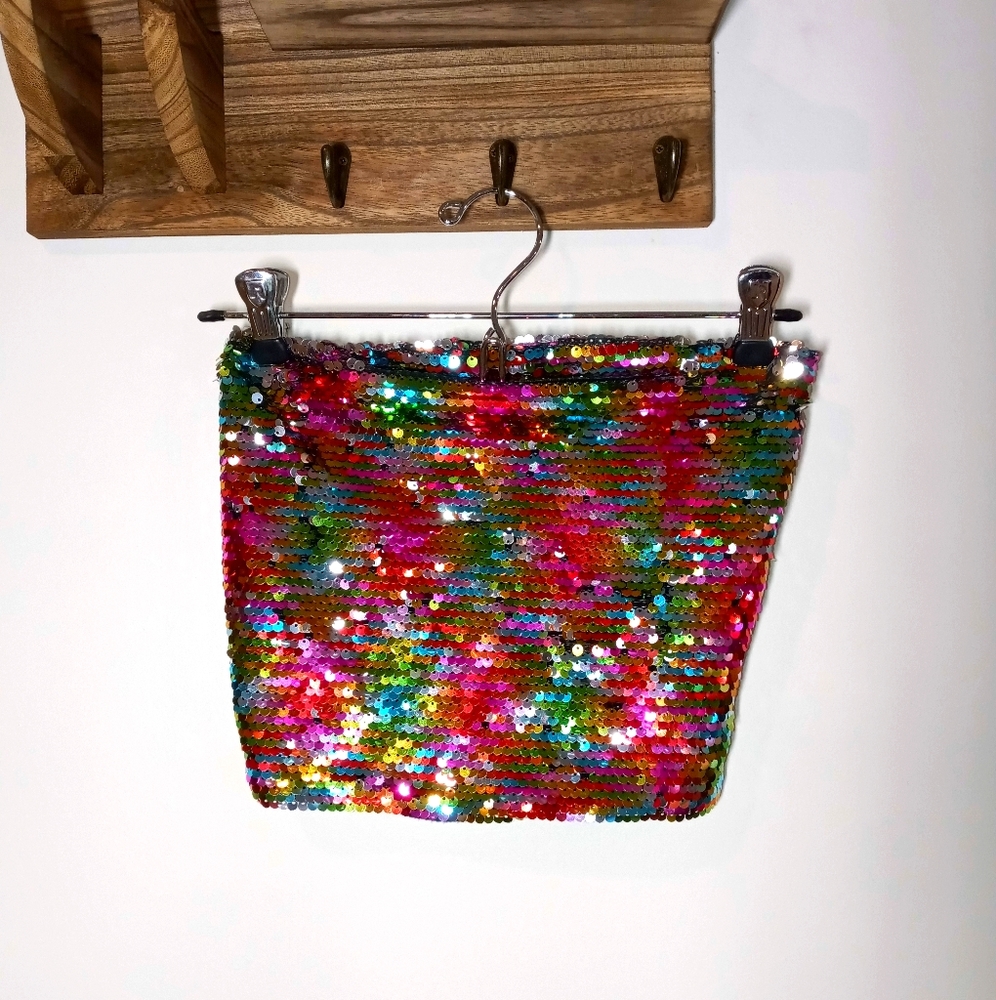 Sequin tube top